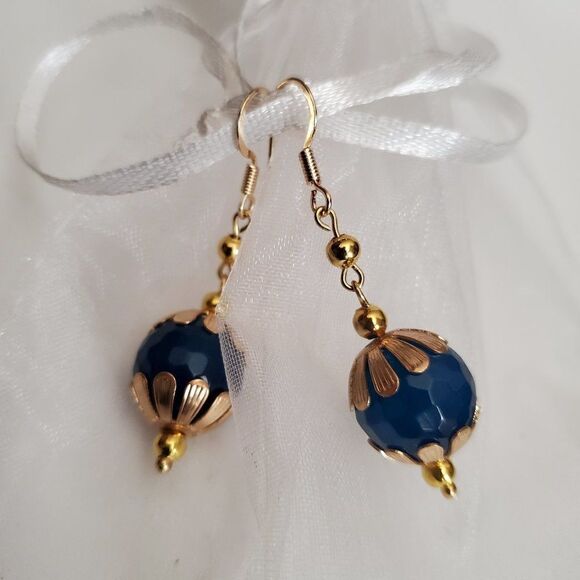 🌺HOST PICK🌺Blue Agate earrings - Handmade (New) - Picture 1 of 5